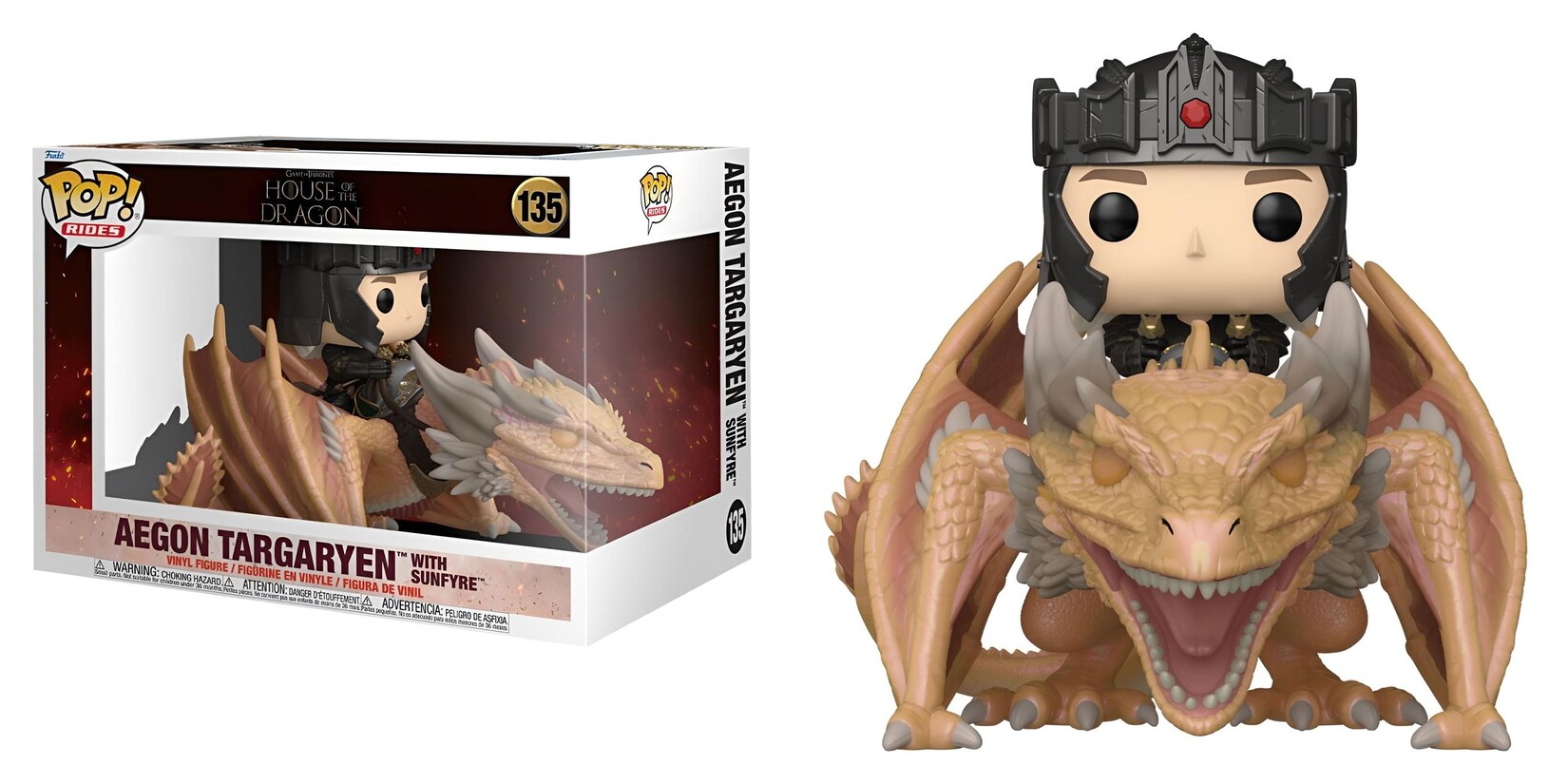 POP Rides - HotD - Aegon Targaryen with Sunfyre S4