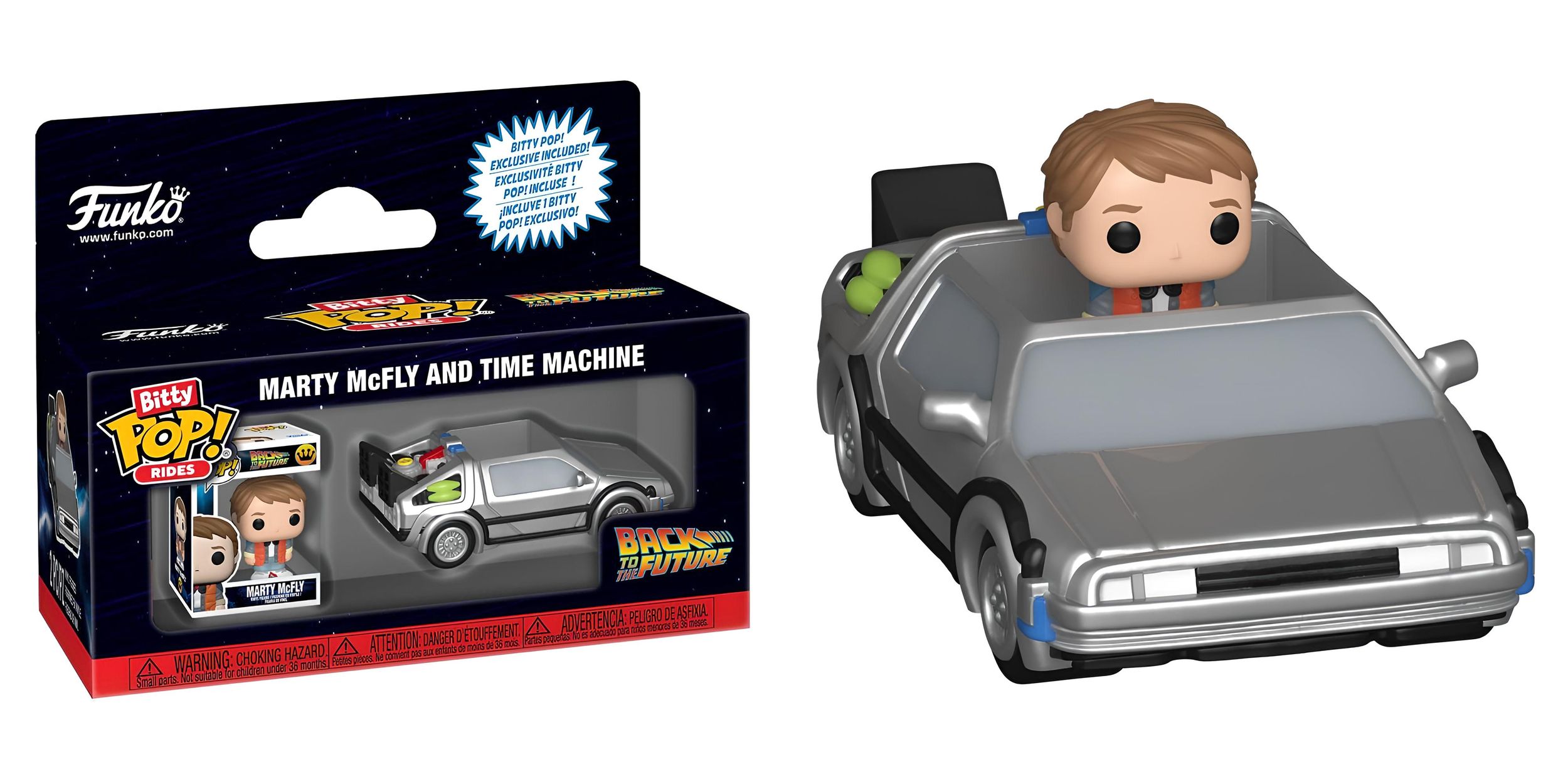 Bitty POP Rides - Marty McFly and Time Machine - Bild 1