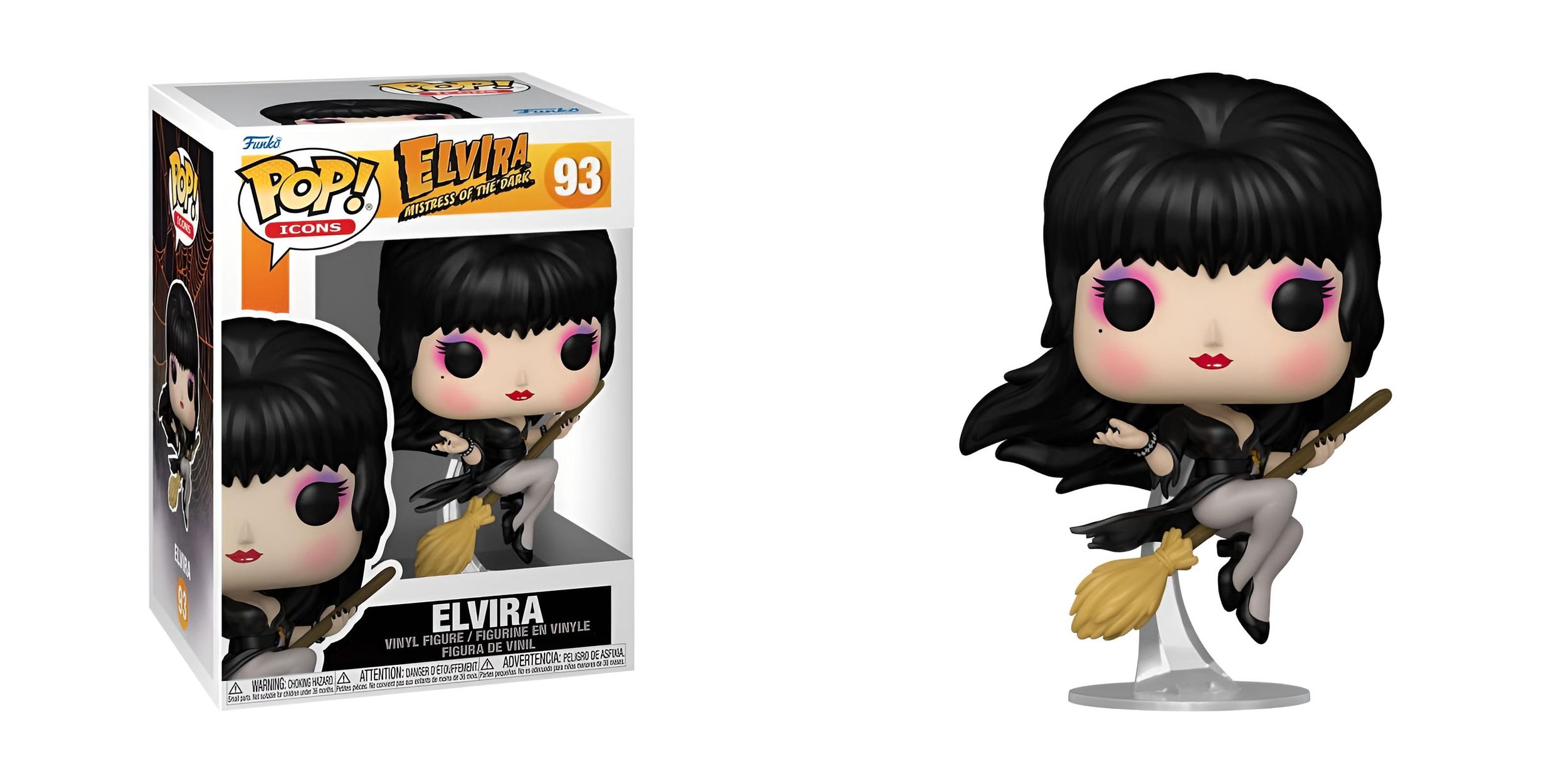 POP - Elvira - Mistress of the Dark Elvira w.Broom - Bild 1