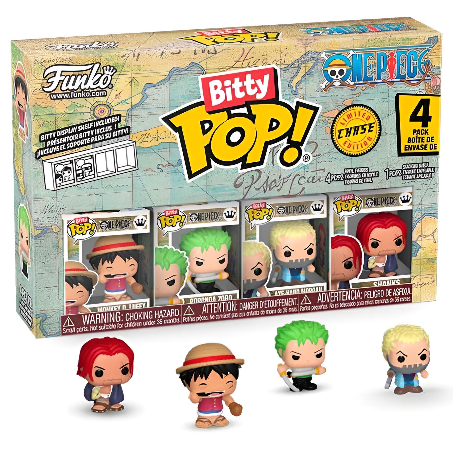 Bitty POP - One Piece - Luffy 4er-Pack - Bild 1