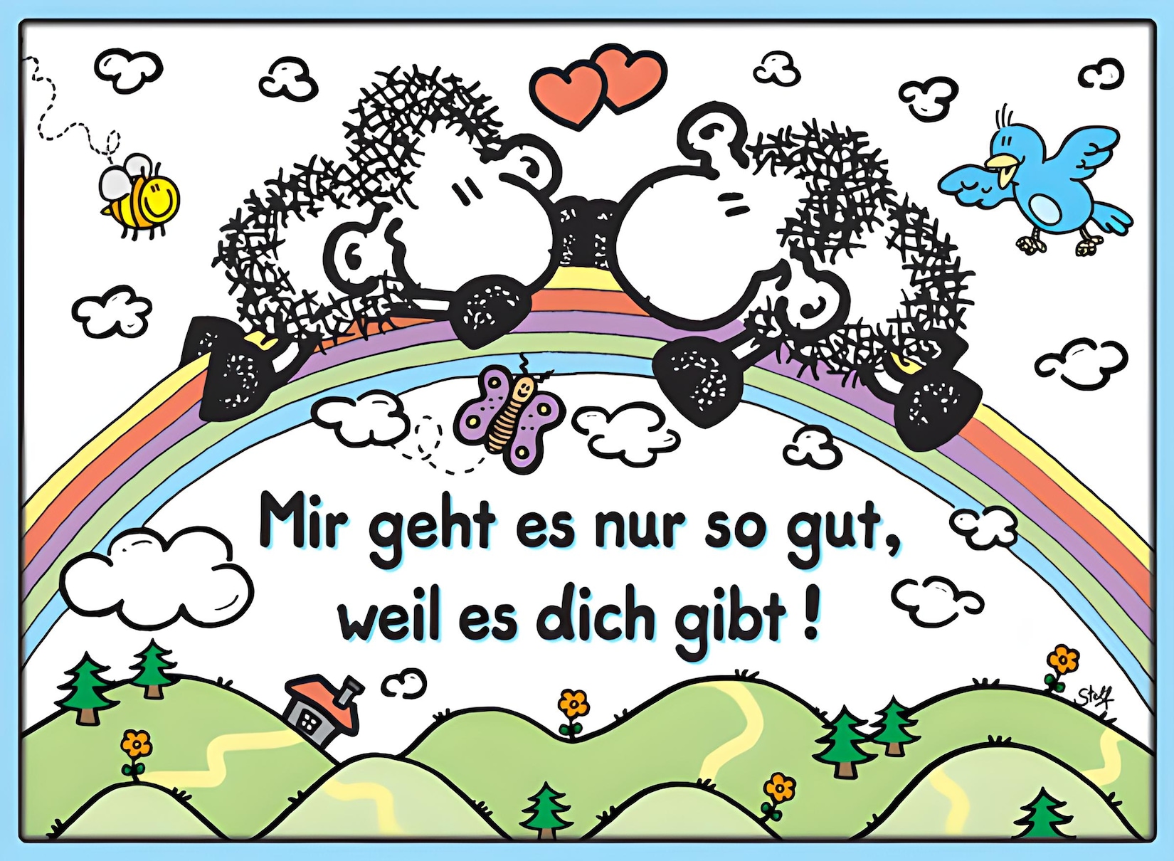 Mir geht es nur so gut, weil es dich gibt, 500 Teile Puzzle