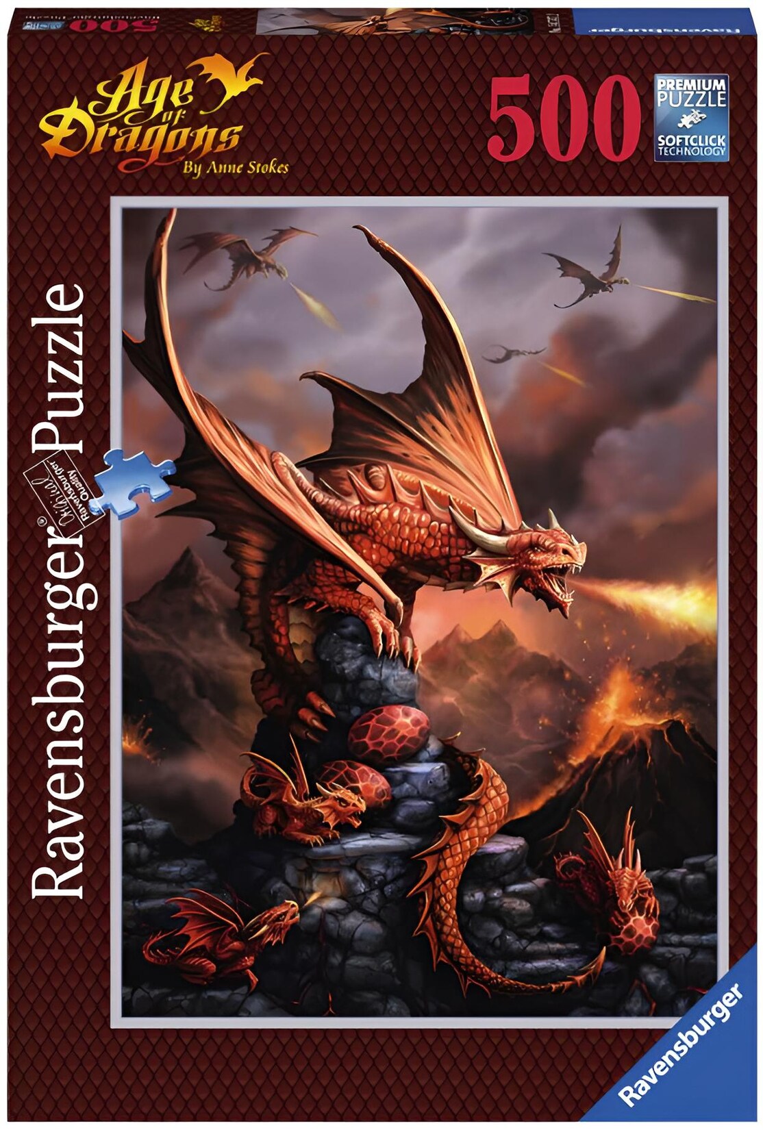 Anne Stockes – Feuriger Drache, 500 Teile | 04005556147472