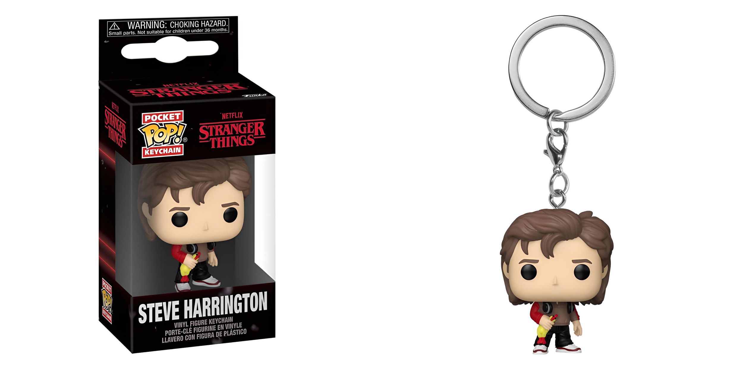 Funko POP Keychain - Stranger Things 5 - Steve Harrington - Bild 1
