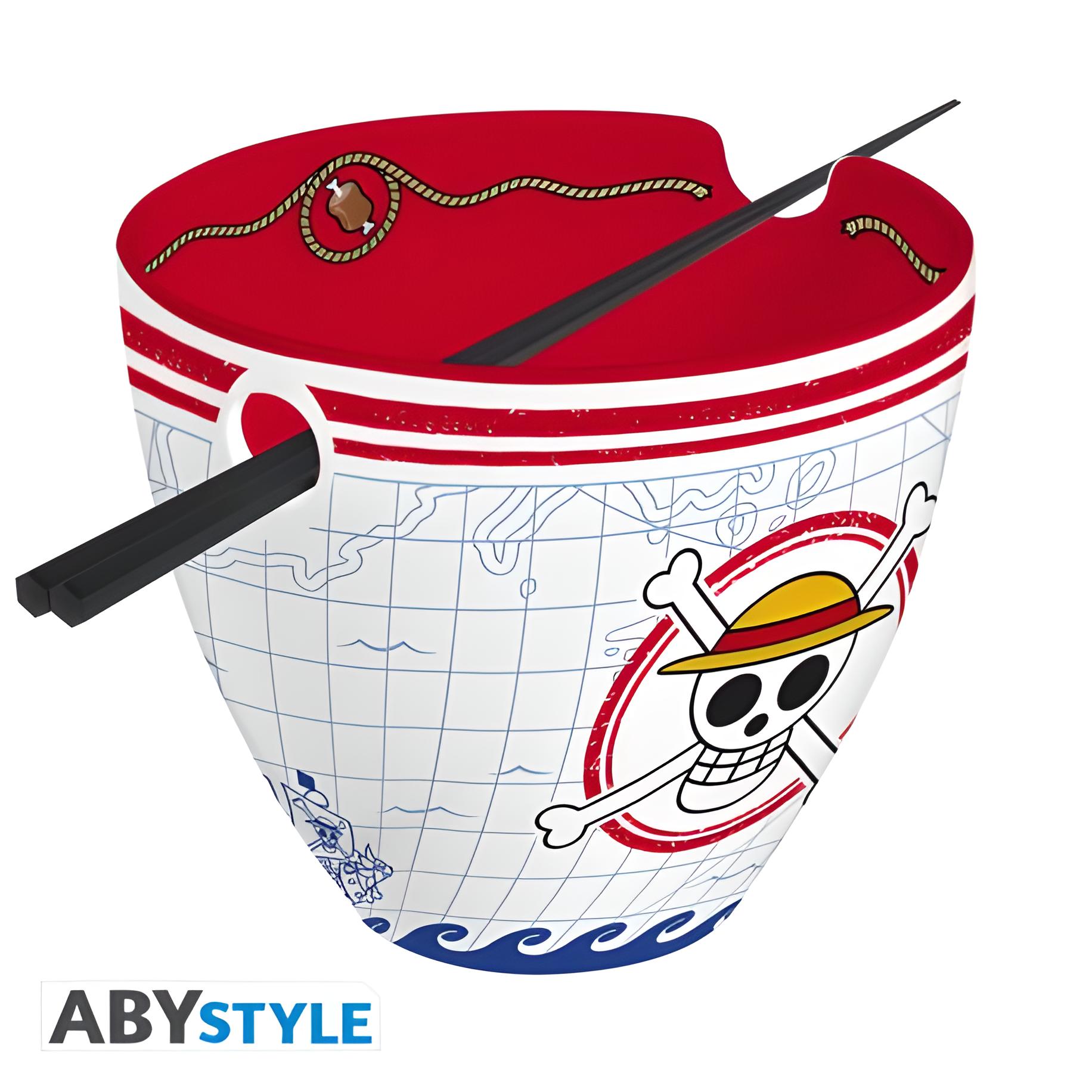 One Piece Ramen Bowl w. chopsticks "Monkey D.Luffy - Bild 1