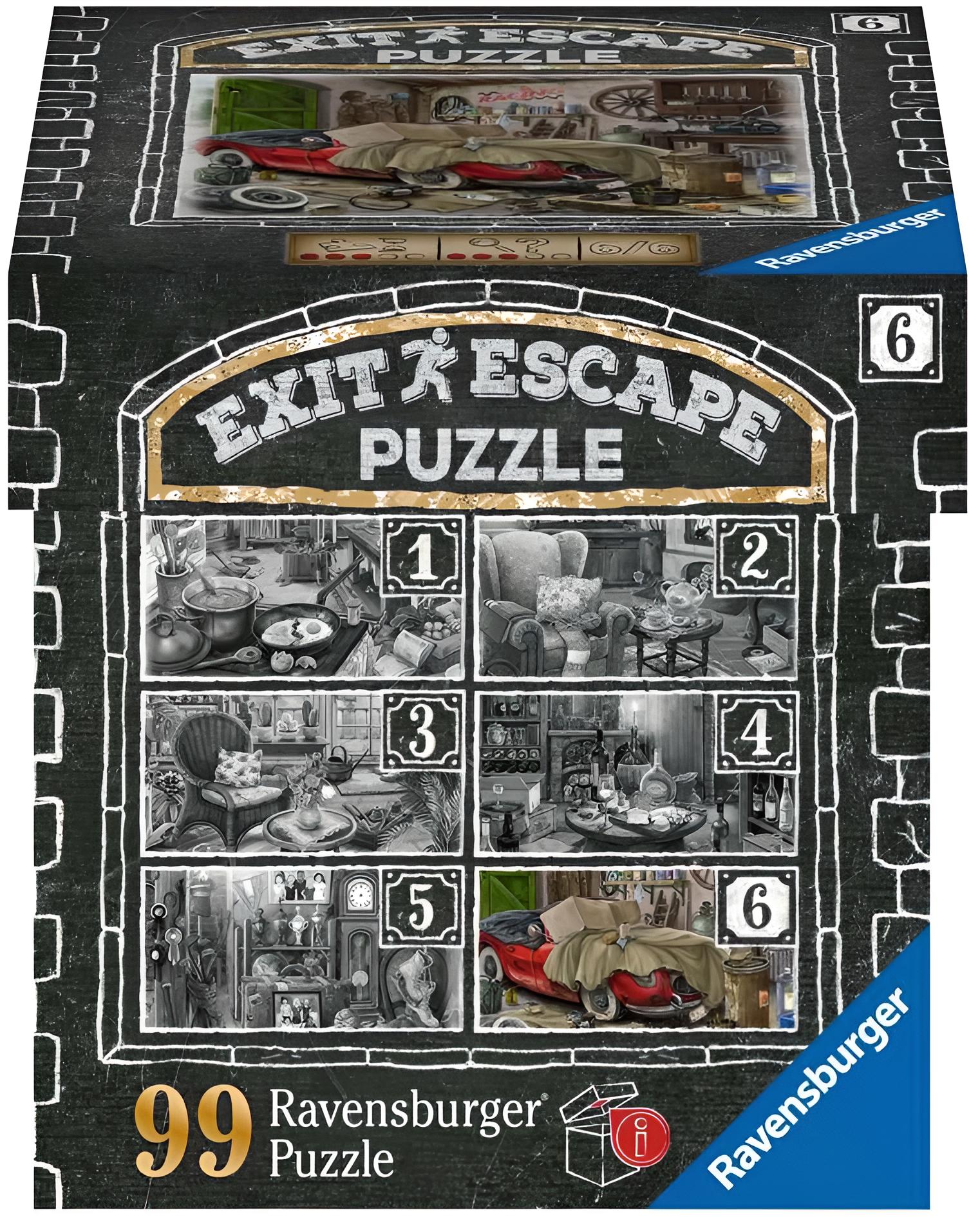 Exit Escape Puzzle -  Im Gutshaus Garage, 99 Teile - Bild 1