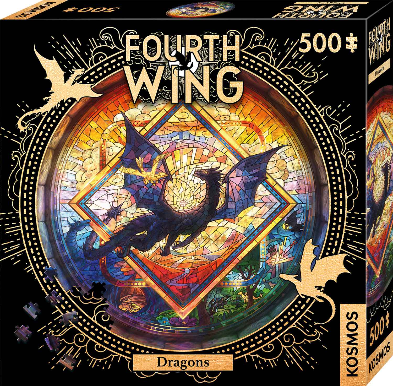 Puzzle: Fourth Wing - Dragons (500 Teile) - Bild 1
