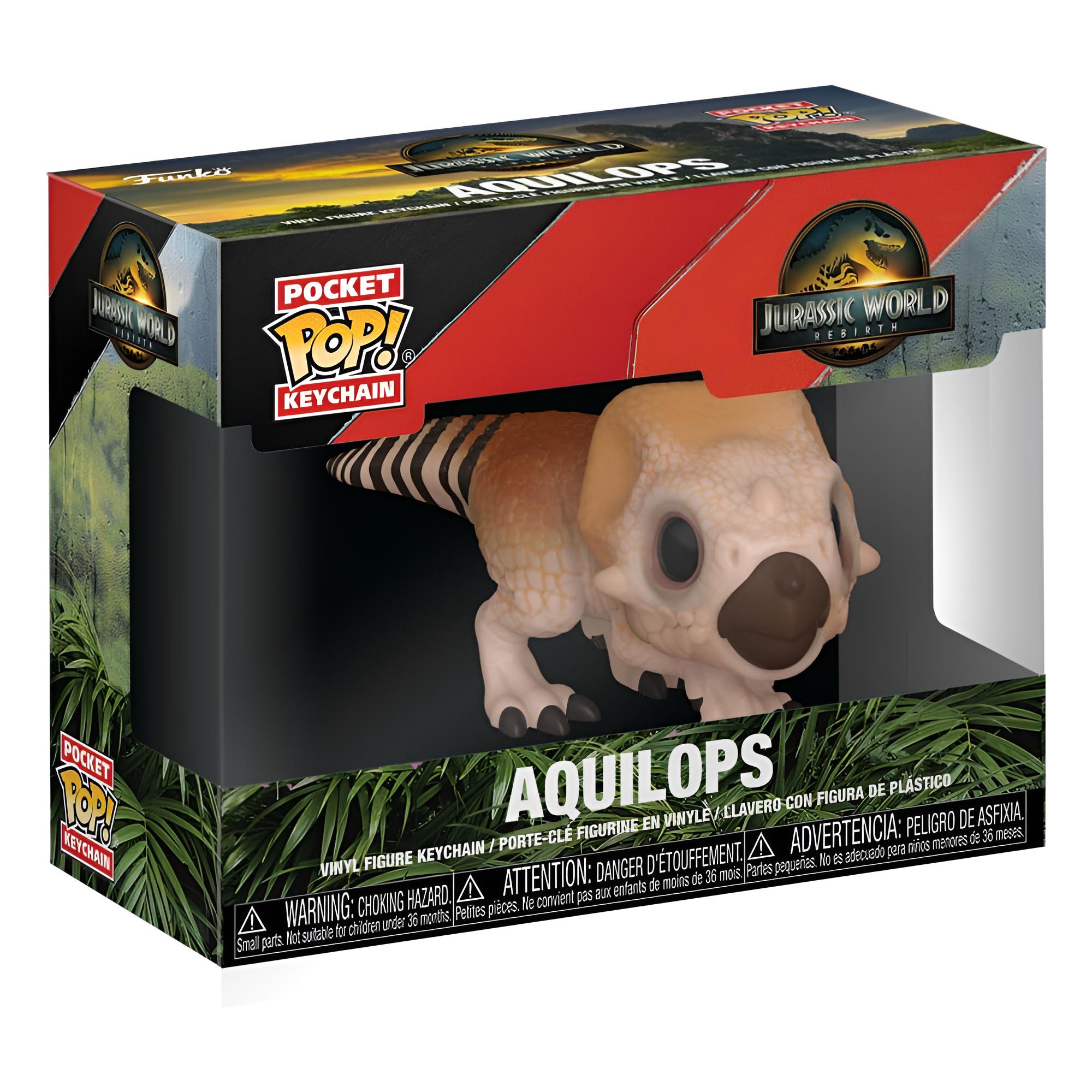 Jurassic World: Die Wiedergeburt Pocket POP! Vinyl Schl&uuml;sselanh&auml;nger 4 cm Aquilops - Bild 1