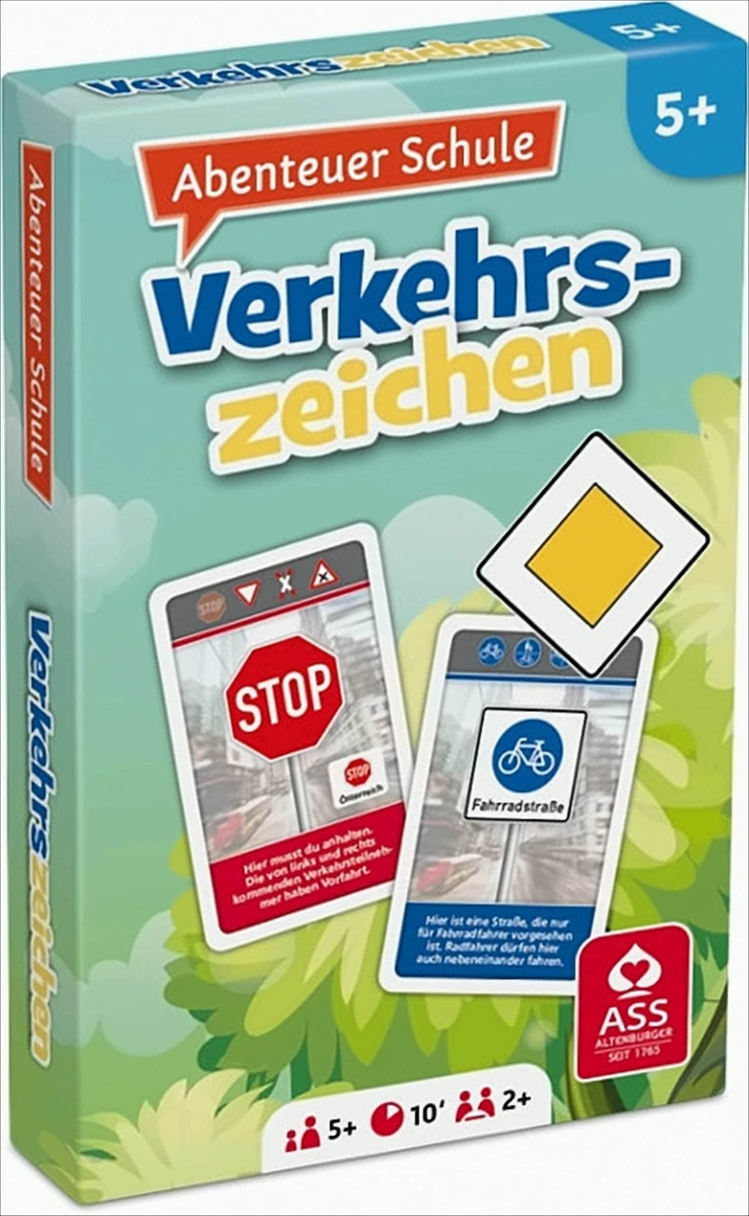 ASS Altenburger Spielkarten - Abenteuer Schule - Verkehrszeichen - Bild 1