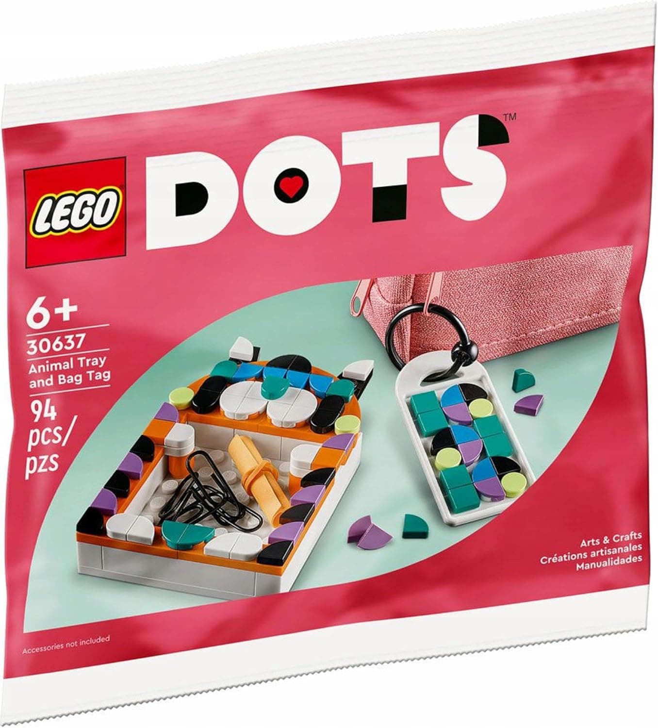 LEGO Dots 30637 Tier-Ablageschale & Taschenanh&auml;nger - Bild 1
