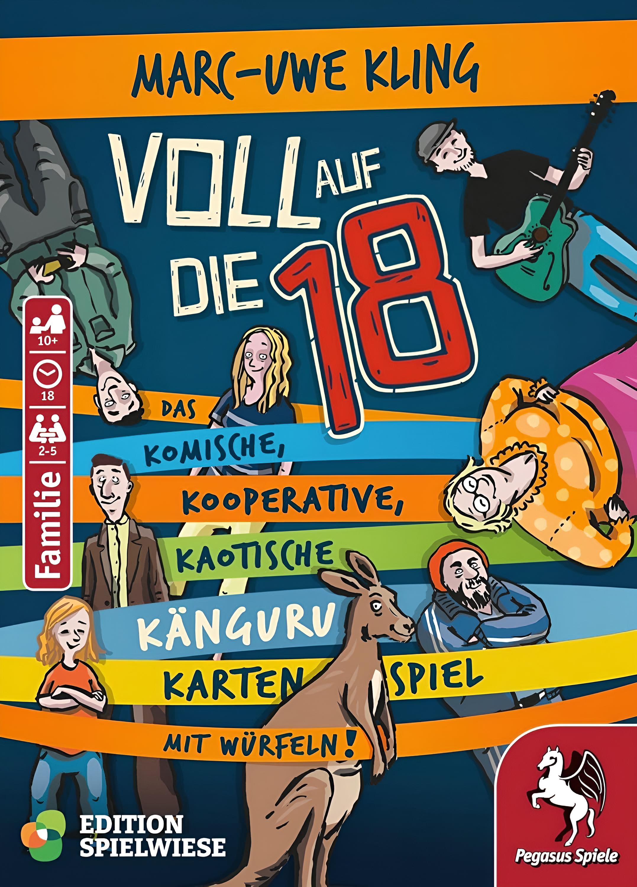 Voll auf die 18 - Das K&auml;nguru-Kartenspiel (Edition Spielwiese) 