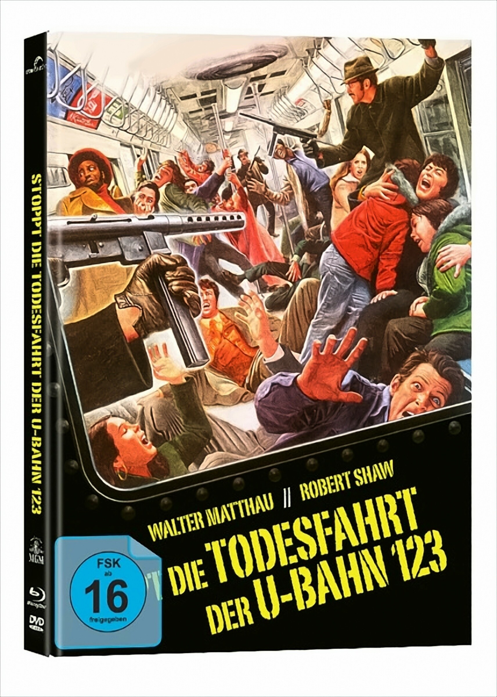 Stoppt die Todesfahrt der U-Bahn 123 (Mediabook, Blu-ray + DVD) - Bild 1