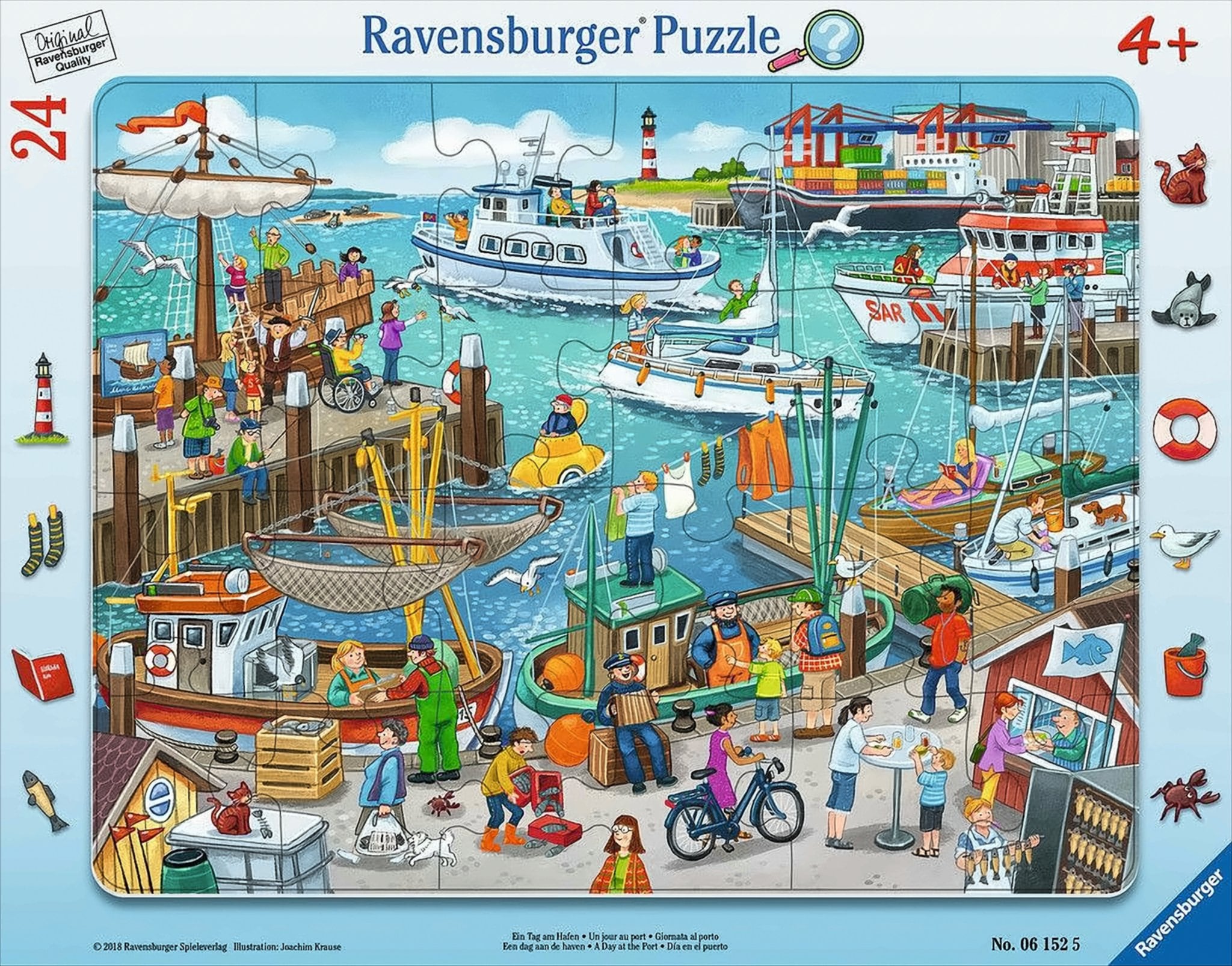 Ein Tag am Hafen, 24 Teile - Bild 1