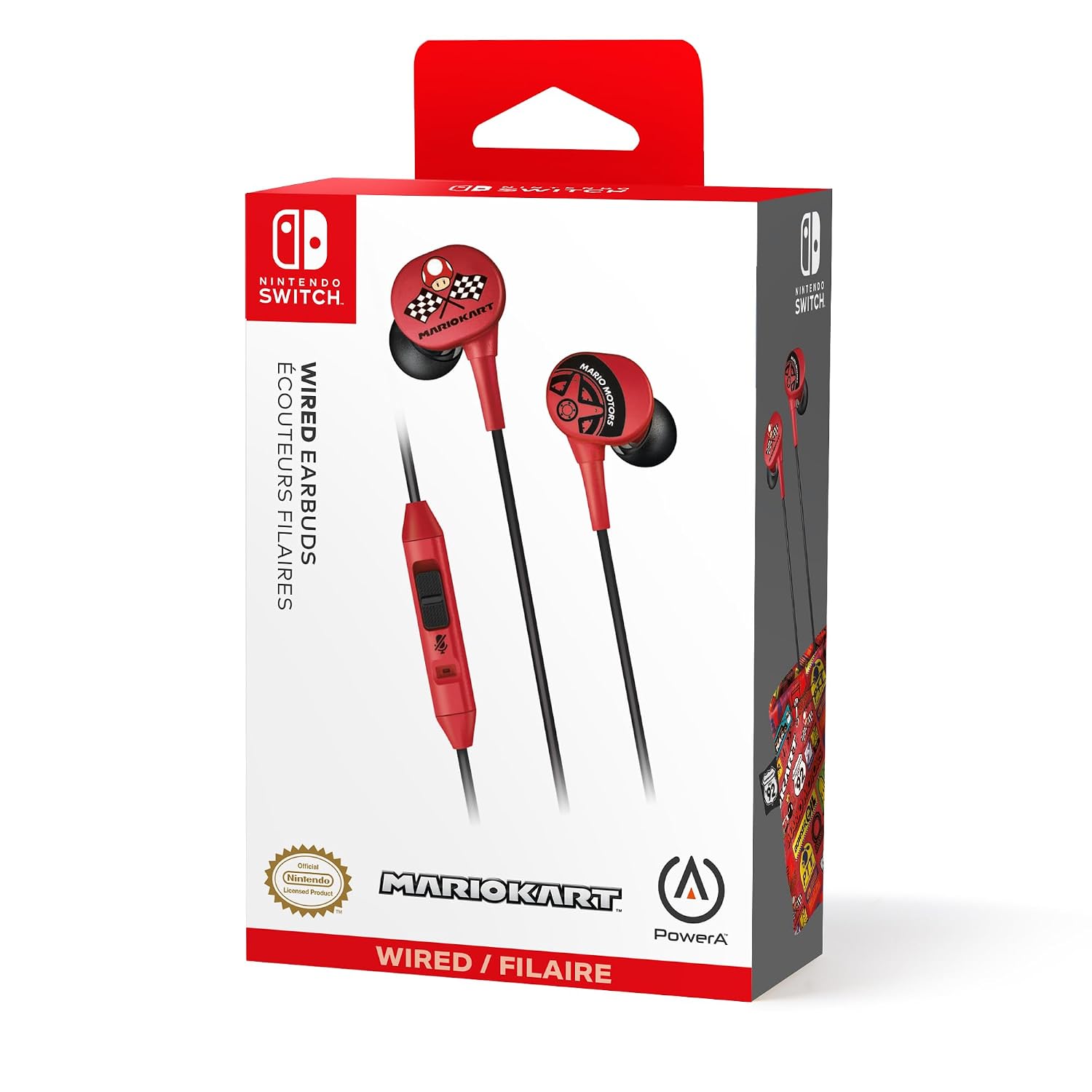 Switch Kopfh&ouml;rer Earbuds wired Mario Kart Motors - Bild 1