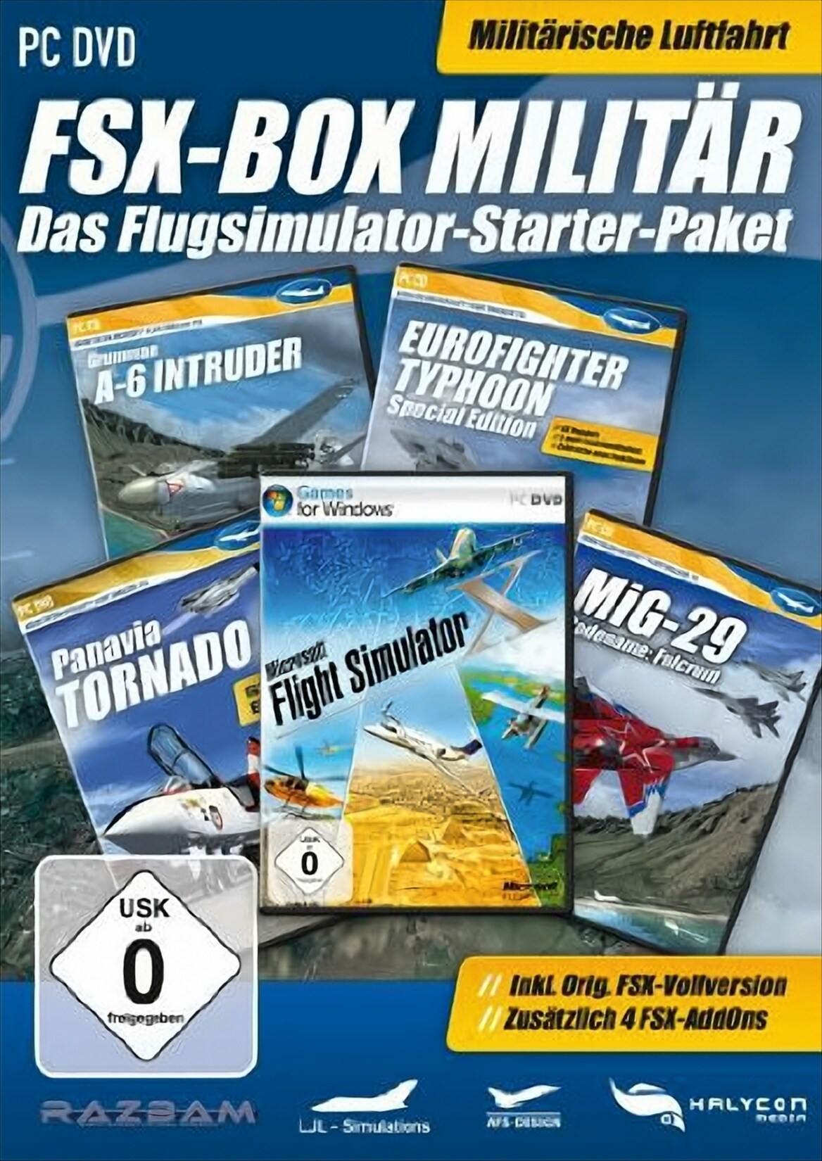 Flight Simulator X Box Militär | 04042588002416