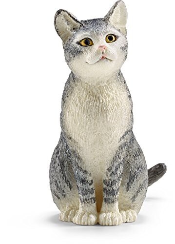 Schleich 13771 - Katze - sitzend, Tier Spielfigur - Bild 1