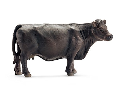 Schleich 13767 - Angus Kuh, Tier Spielfigur, schwarz - Bild 1