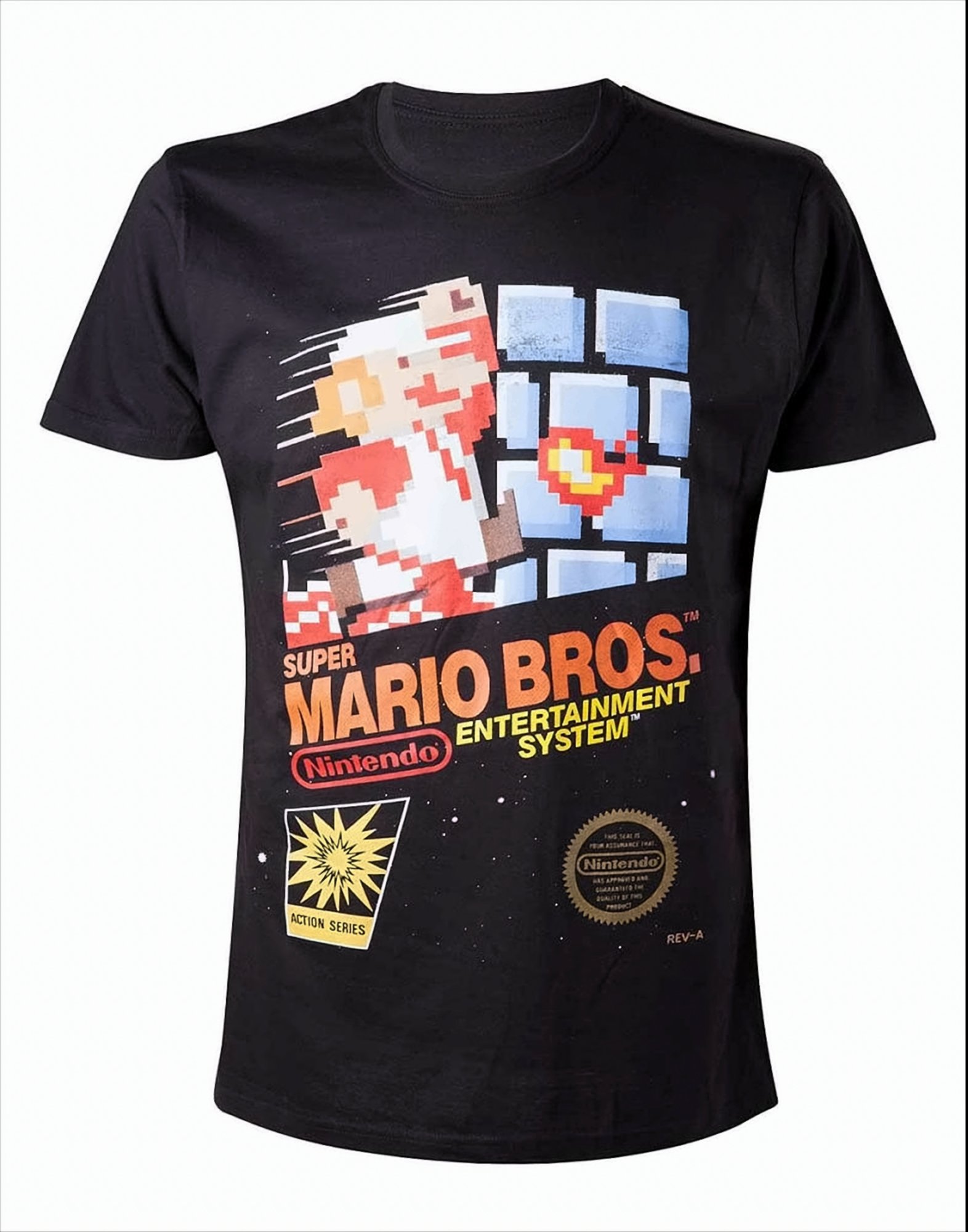 Nintendo T-Shirt -XL- Super Mario Brother, schwarz - Bild 1