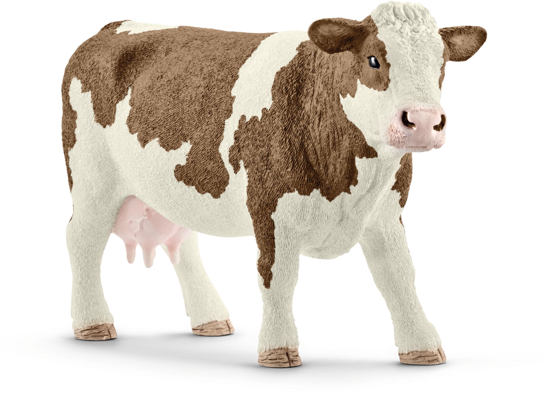 Schleich 13801 - Fleckvieh Kuh, mehrfarbig - Bild 1