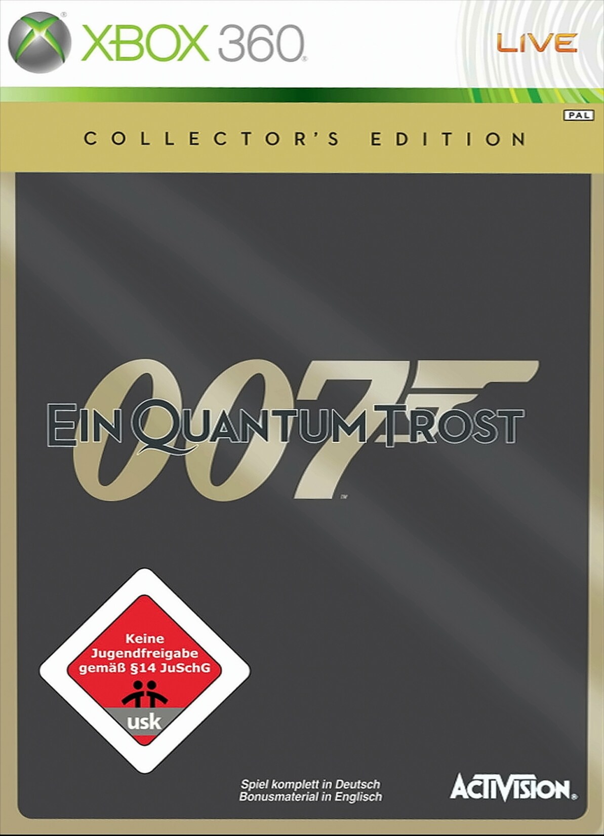 James Bond 007: Ein Quantum Trost – Das Spiel – Collector’s Edition | 05030917061356
