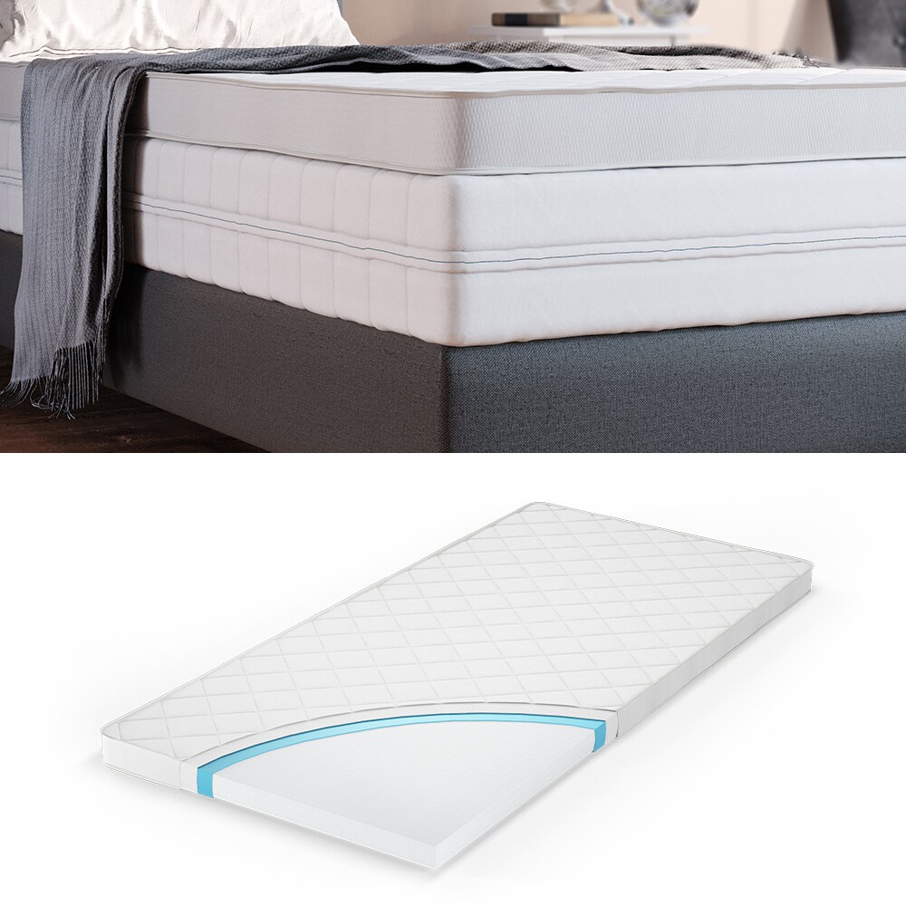 VitaliSpa Komfortschaum Topper Matratzenauflage 90x200cm Matratzentopper 6cm - Bild 1