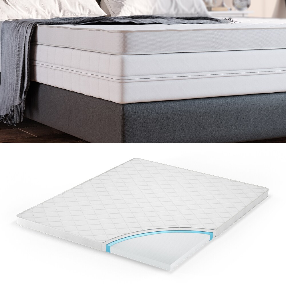 VitaliSpa elastischer Kaltschaum Topper Matratzenauflage Matratzentopper 140x200 - Bild 1