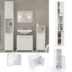 Vicco Badmöbel Set Kiko Badezimmer Spiegel Kommode Unterschrank Weiß