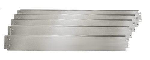 Rasenkante 40m 100x14cm verzinkt Beeteinfassung Beetumrandung M&auml;hkante Metall Palisade - Bild 1