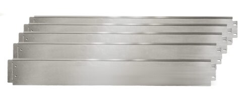 Rasenkante 40m 100x18cm verzinkt Beeteinfassung Beetumrandung Mähkante Metall Palisade