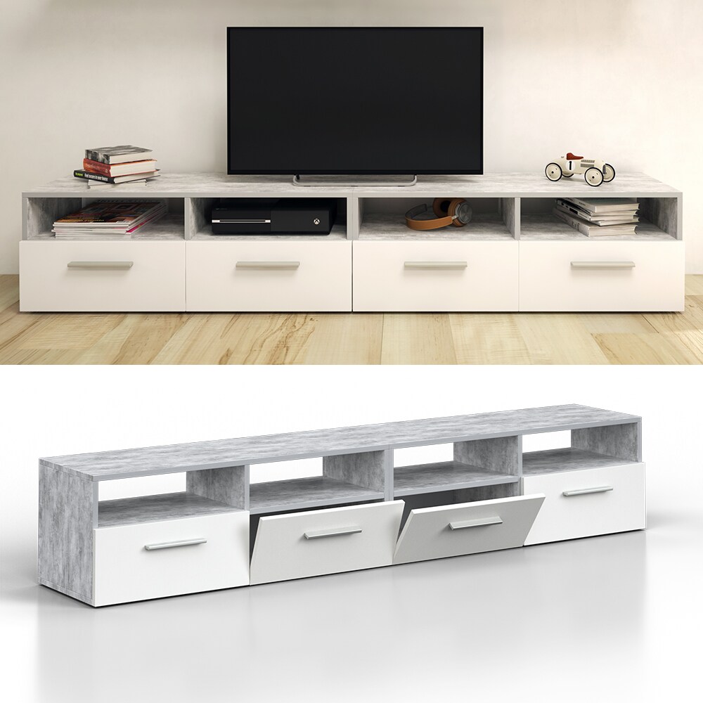 Vicco Lowboard Diego Fernsehschrank Sideboard TV Fernsehtisch Beton