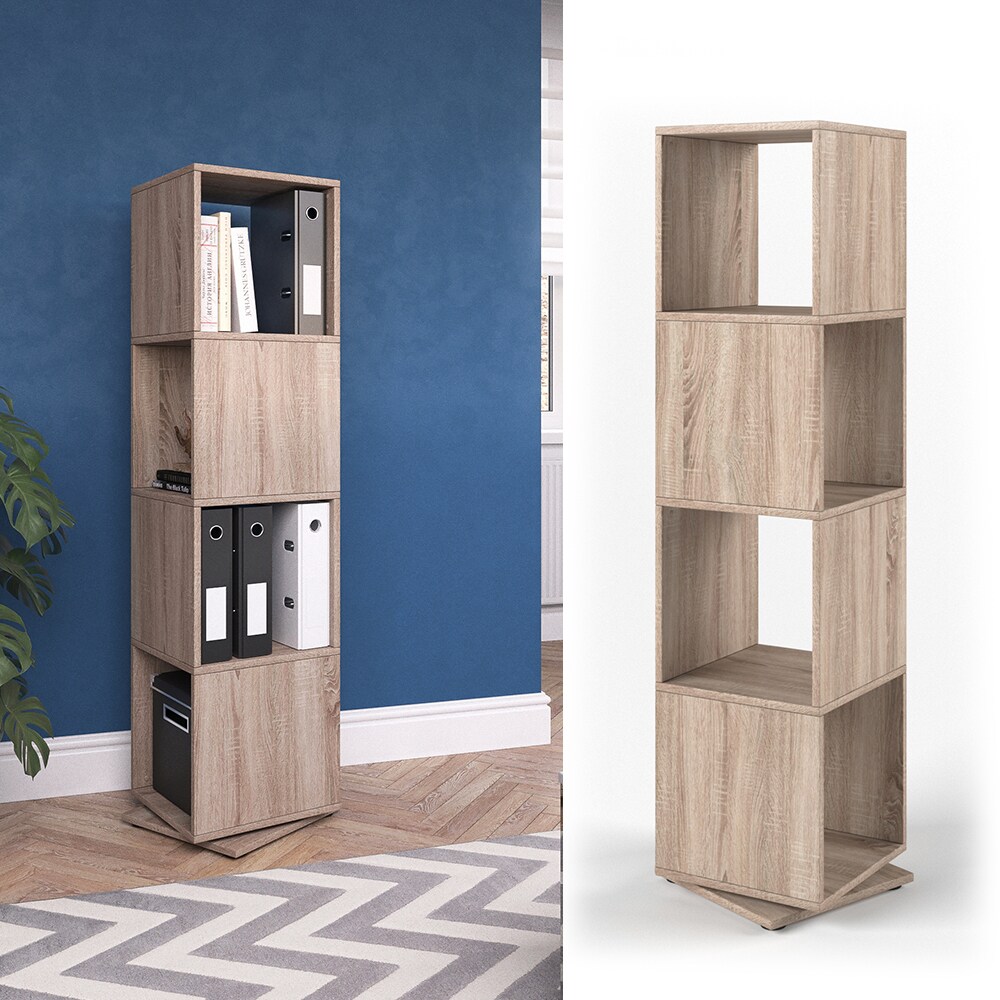 Vicco Drehregal XXL Regal Ordnerregal B&uuml;roregal Standregal Akten Schrank Sonoma - Bild 1