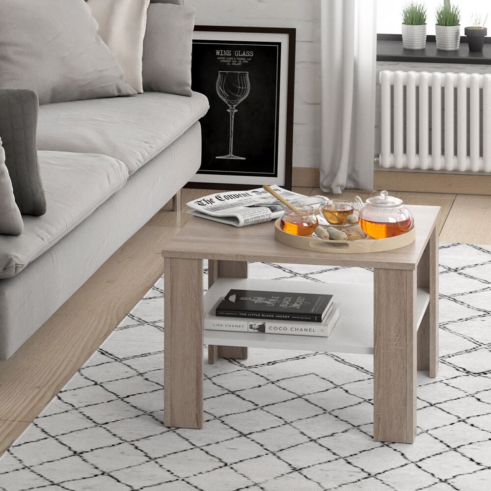 VICCO Couchtisch HOMER 60x60 - Wohnzimmer Sofatisch Kaffeetisch 3 Farbvarianten - Bild 1