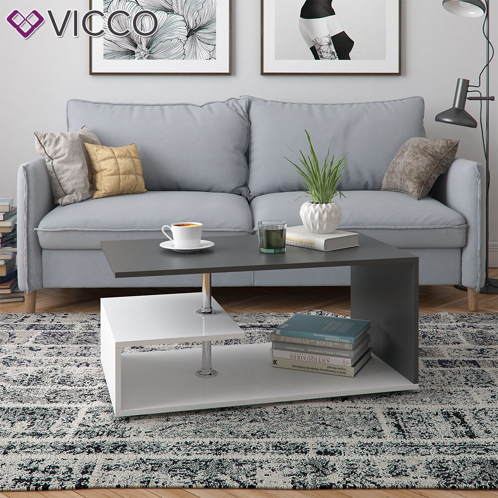 VICCO Couchtisch GUILLERMO - Wohnzimmertisch Sofatisch Tisch 4 Farbvarianten - Bild 1