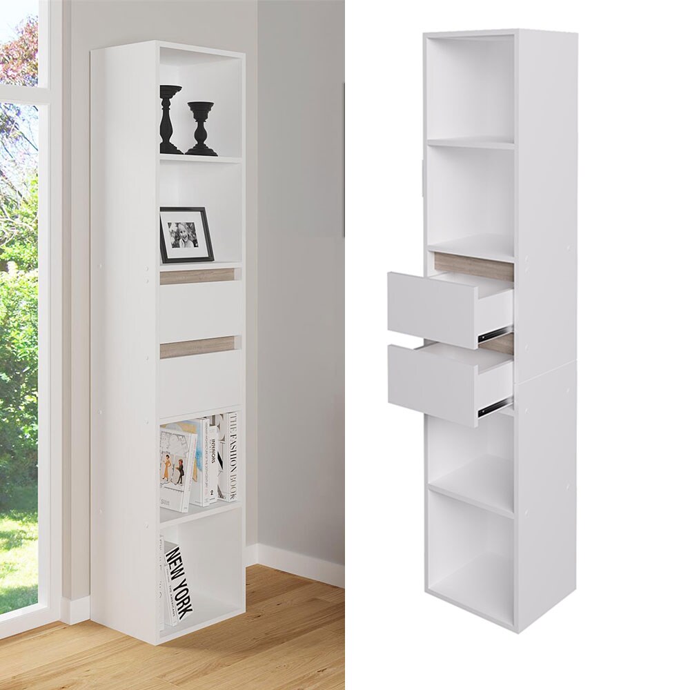 Vicco Bücherregal Robert Wandregal Kinderschrank Büroregal Regal Schrank Weiß | 04251421923508