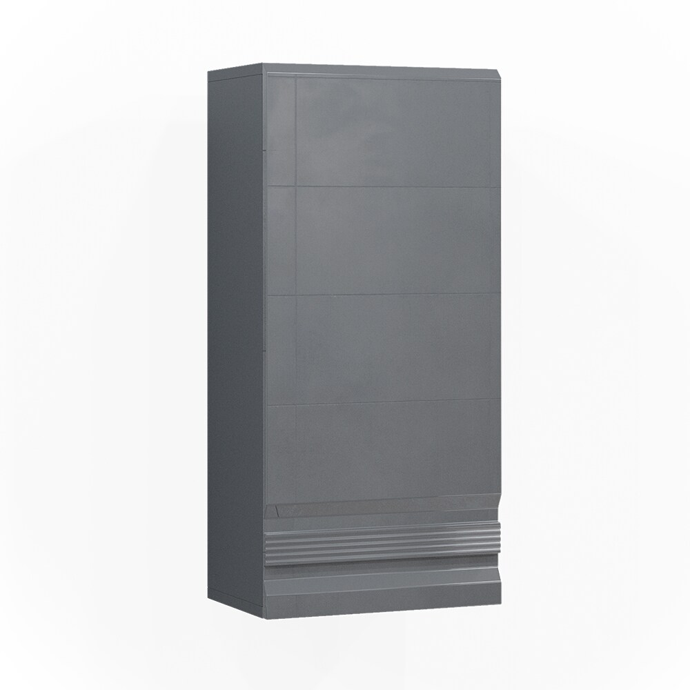 VICCO Bad H&auml;ngeschrank FREDDY anthrazit hochglanz Wandschrank Badschrank - Bild 1