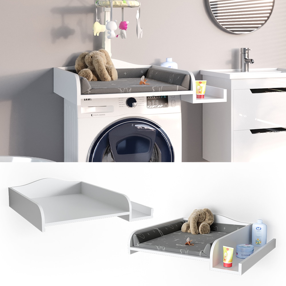 Vicco Wickelaufsatz Wickelauflage mit Ablage Wickeltischaufsatz Waschmaschine - Bild 1