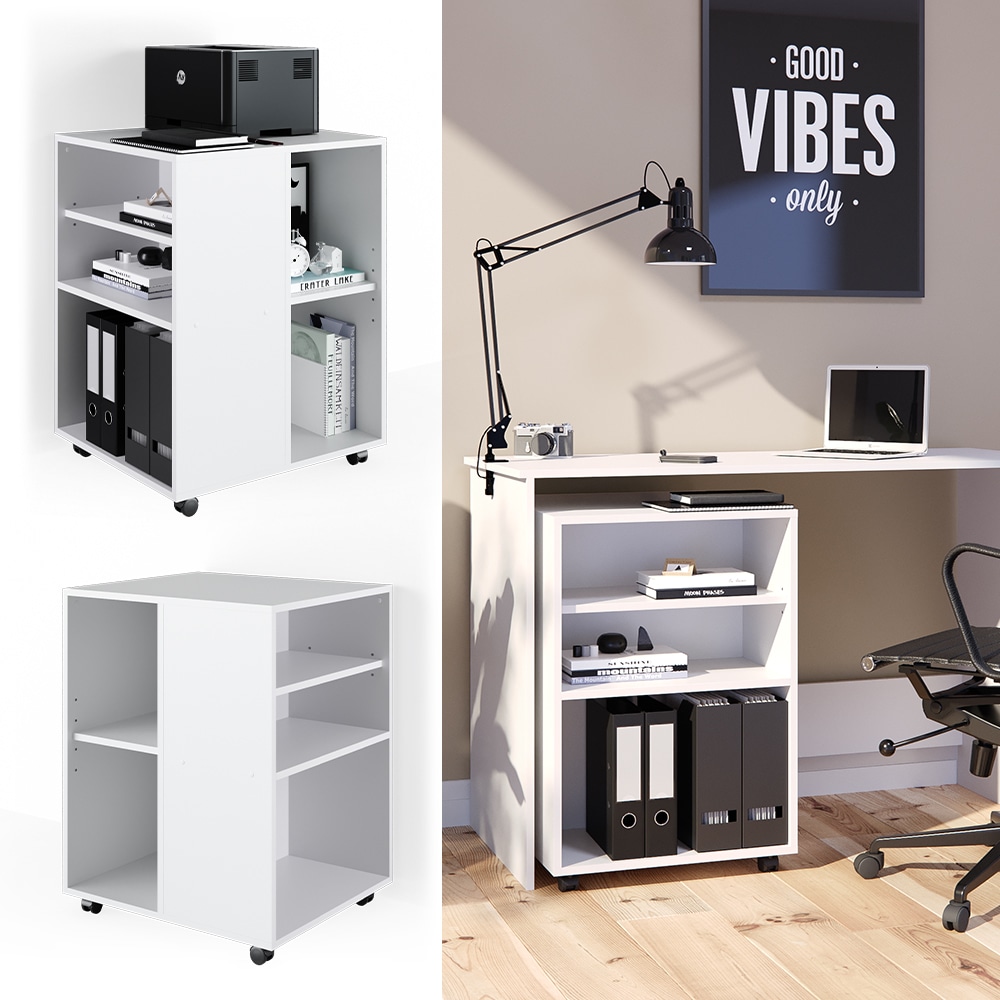 Vicco Rollcontainer f&uuml;r Schreibtisch B&uuml;rocontainer B&uuml;roschrank Aktenschrank - Bild 1