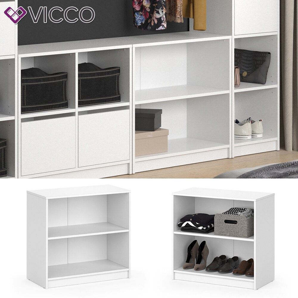 Vicco Kleiderschrank GUEST - Kommode Schrank zweigeteilt Sideboard Regal - Bild 1