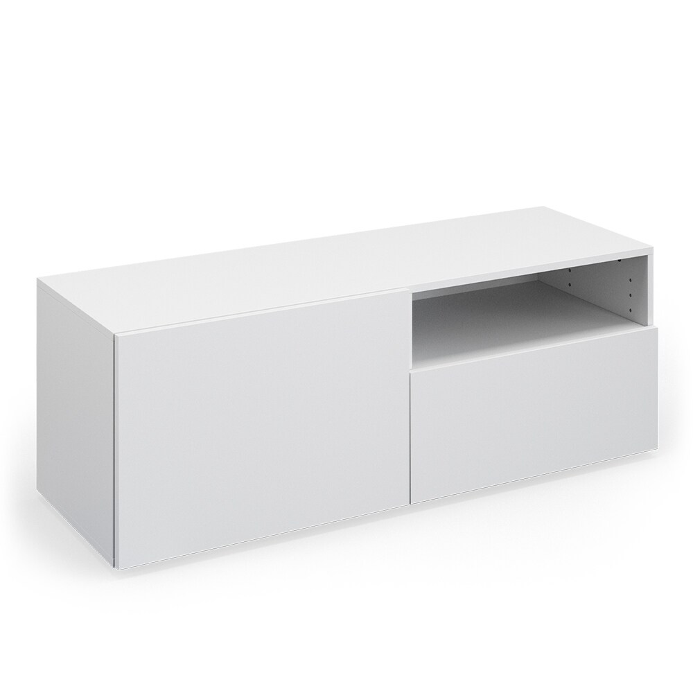VICCO TV Lowboard COMPO Sideboard Fernsehtisch Kommode Schrank wei&szlig; - Bild 1