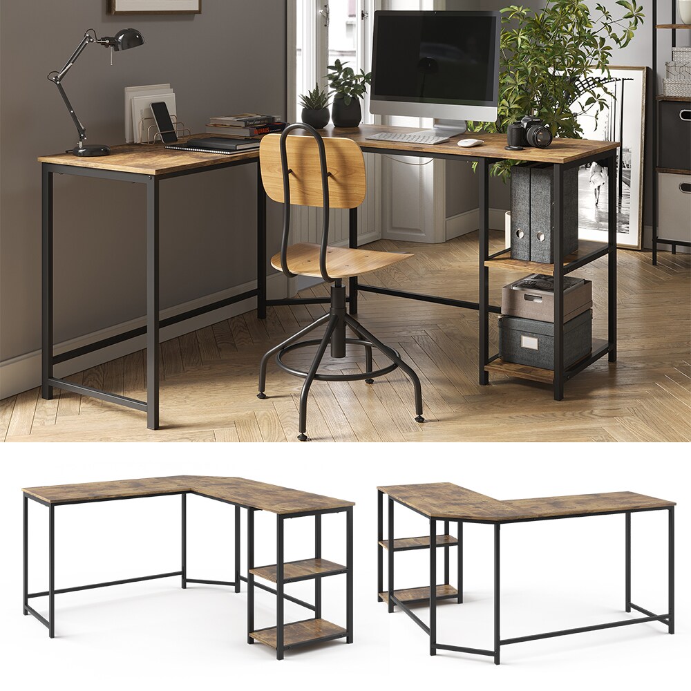 Vicco Eckschreibtisch Computertisch Schreibtisch Fyrk L-förmiger Bürotisch Tisch | 04251421950283