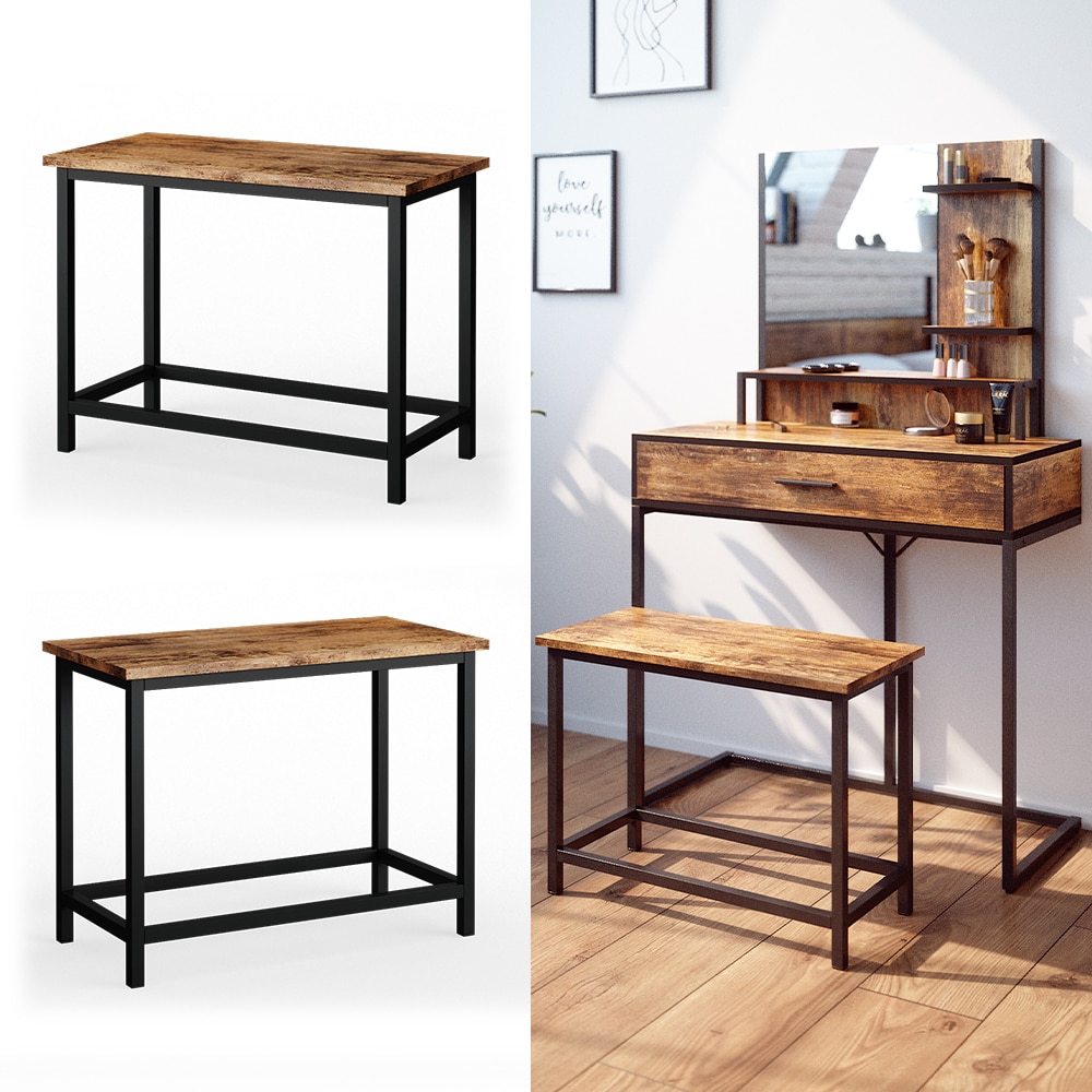 Vicco Sitzbank Fyrk Bank f&uuml;r Schminktisch 60cm Schminkhocker Sitzhocker - Bild 1