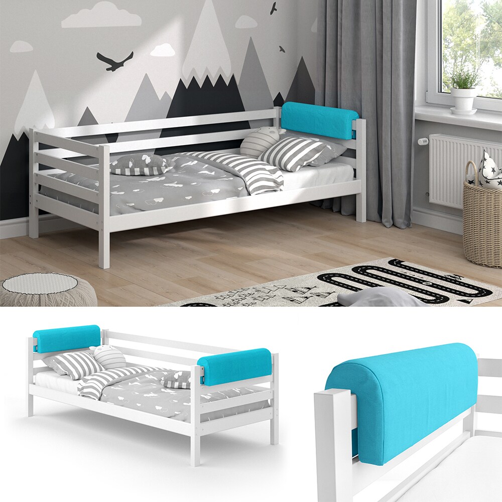 Vitalispa Bettkantenschutz Bettumrandung Kinderbett Kantenschutz türkis Babybett | 04251421951884