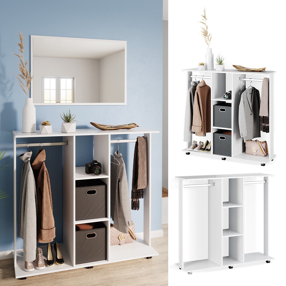 Vicco mobiler Kleiderschrank Garderobenschrank Robbie Dielenschrank Schlafzimmer | 04251421952003