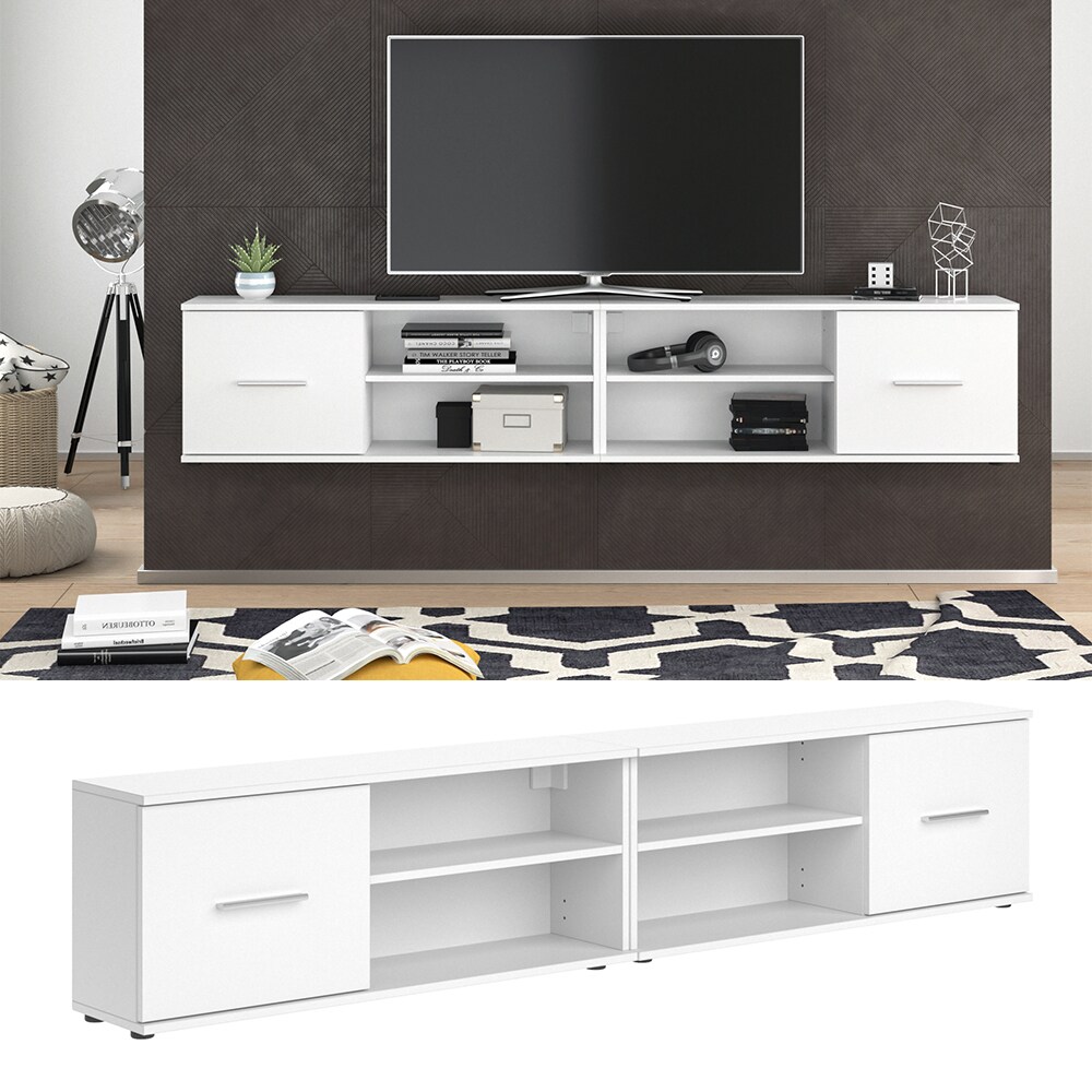 Vicco Lowboard Wandregal Fernsehschrank Nika 2er Set h&auml;ngend stehend montierbar - Bild 1