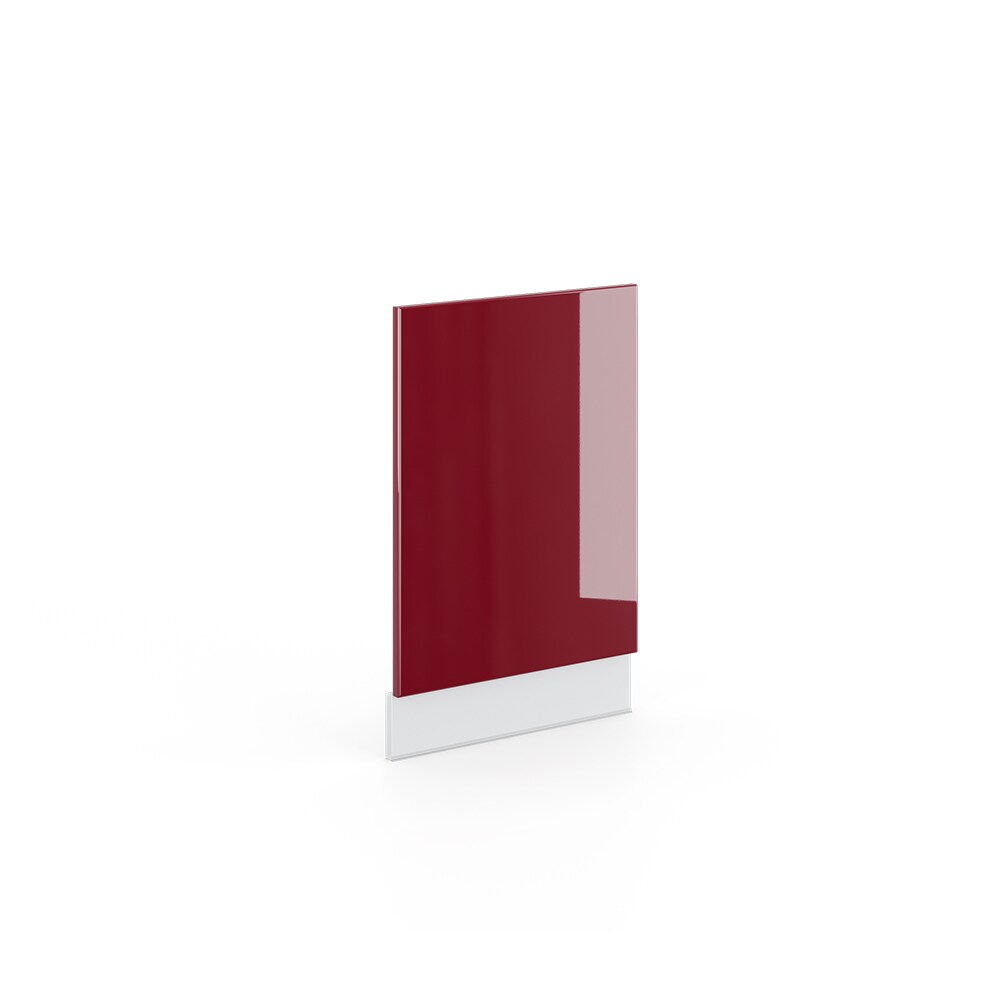 VICCO Geschirrspülerfront 45 cm Bordeaux Hochglanz Küchenschrank Blende Küchenzeile Fame-Line