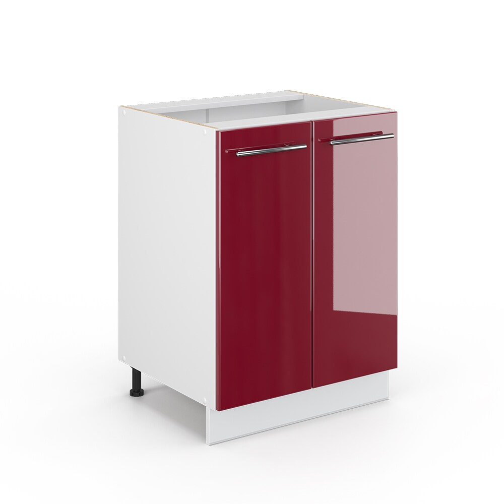VICCO Unterschrank 60 cm Bordeaux Hochglanz Küchenschrank Hängeschrank Küchenzeile Fame-Line