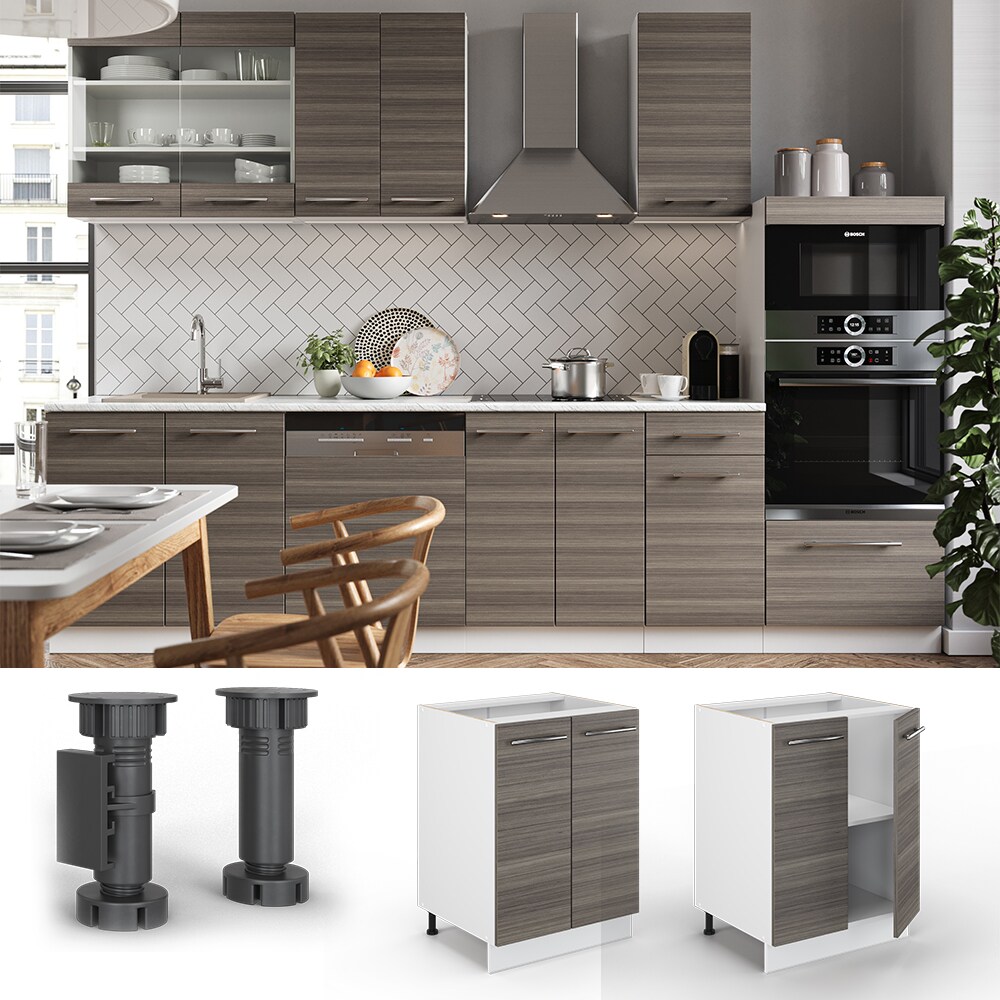 VICCO Unterschrank 60 cm K&uuml;chenschrank H&auml;ngeschrank K&uuml;chenzeile Fame-Line - Bild 1