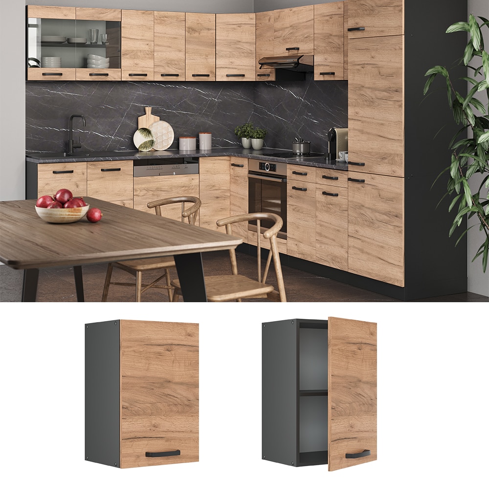 VICCO K&uuml;chenschrank H&auml;ngeschrank 40 cm R-Line Anthrazit - Bild 1