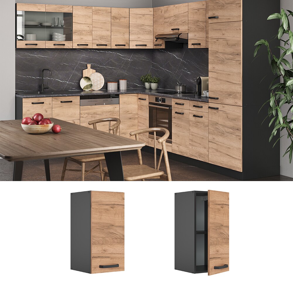 VICCO K&uuml;chenschrank H&auml;ngeschrank 30 cm R-Line Anthrazit - Bild 1