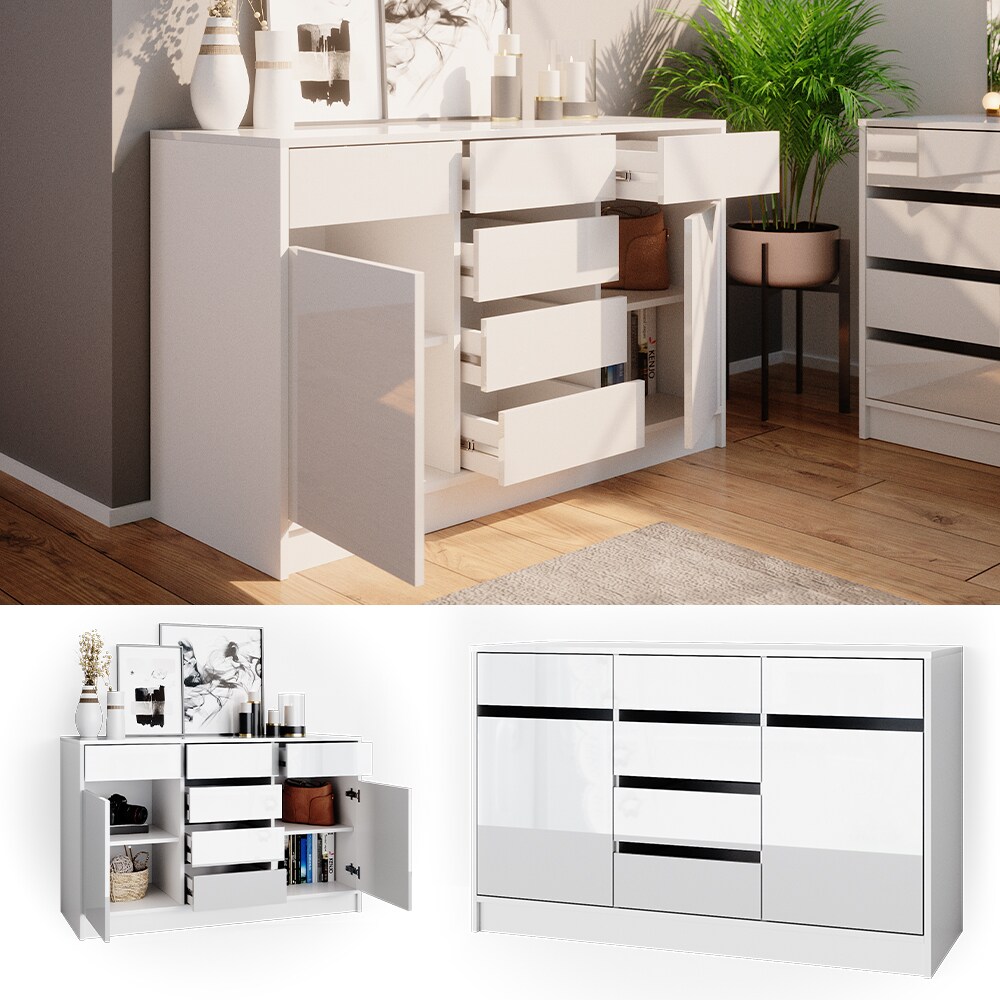 Vicco Kommode Sideboard Anrichte Sherry Highboard Schubladen Mehrzweckschrank - Bild 1