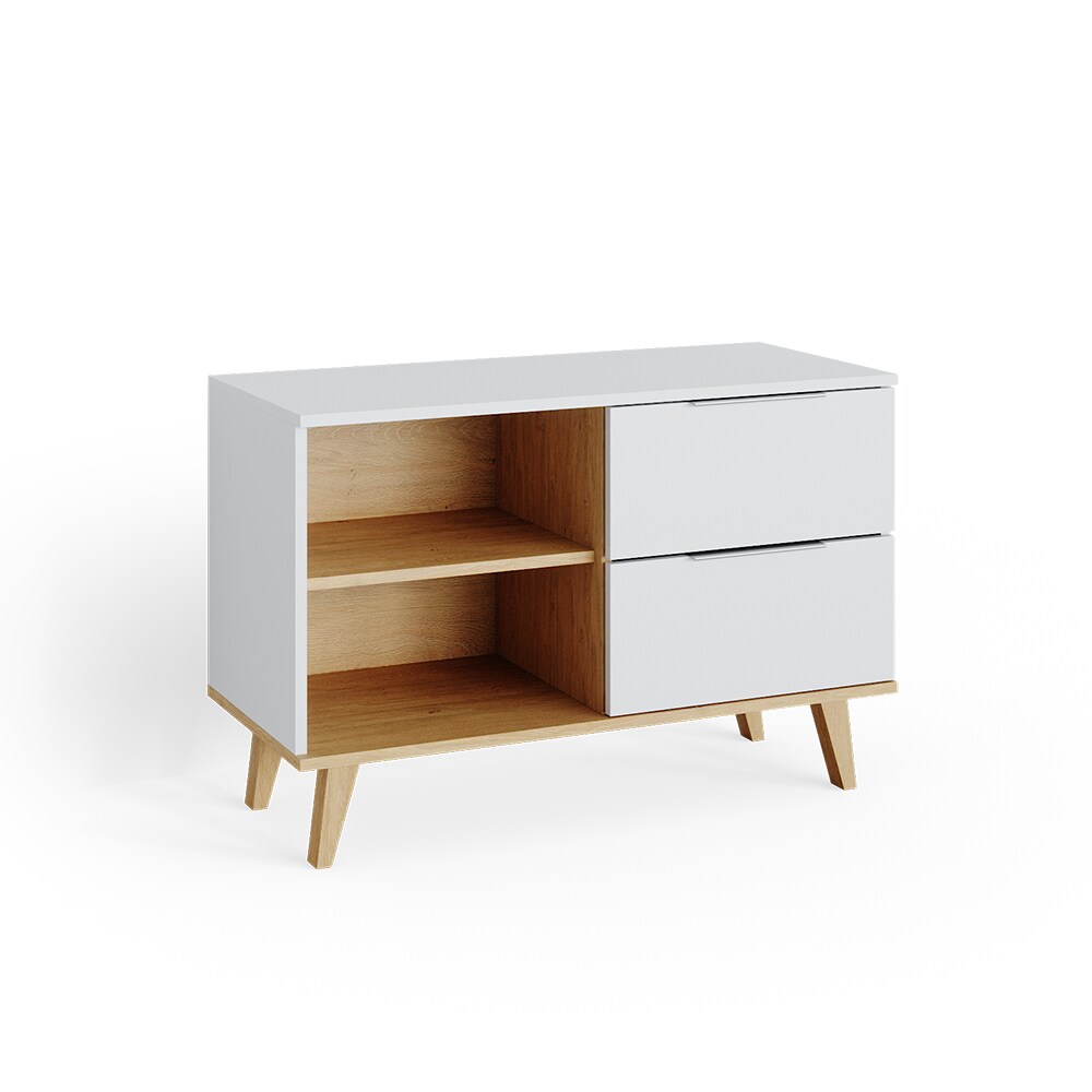 VICCO Kommode Nautica Sideboard weiß Eiche Anrichte Schrank Schublade Skandi | 04251421962293